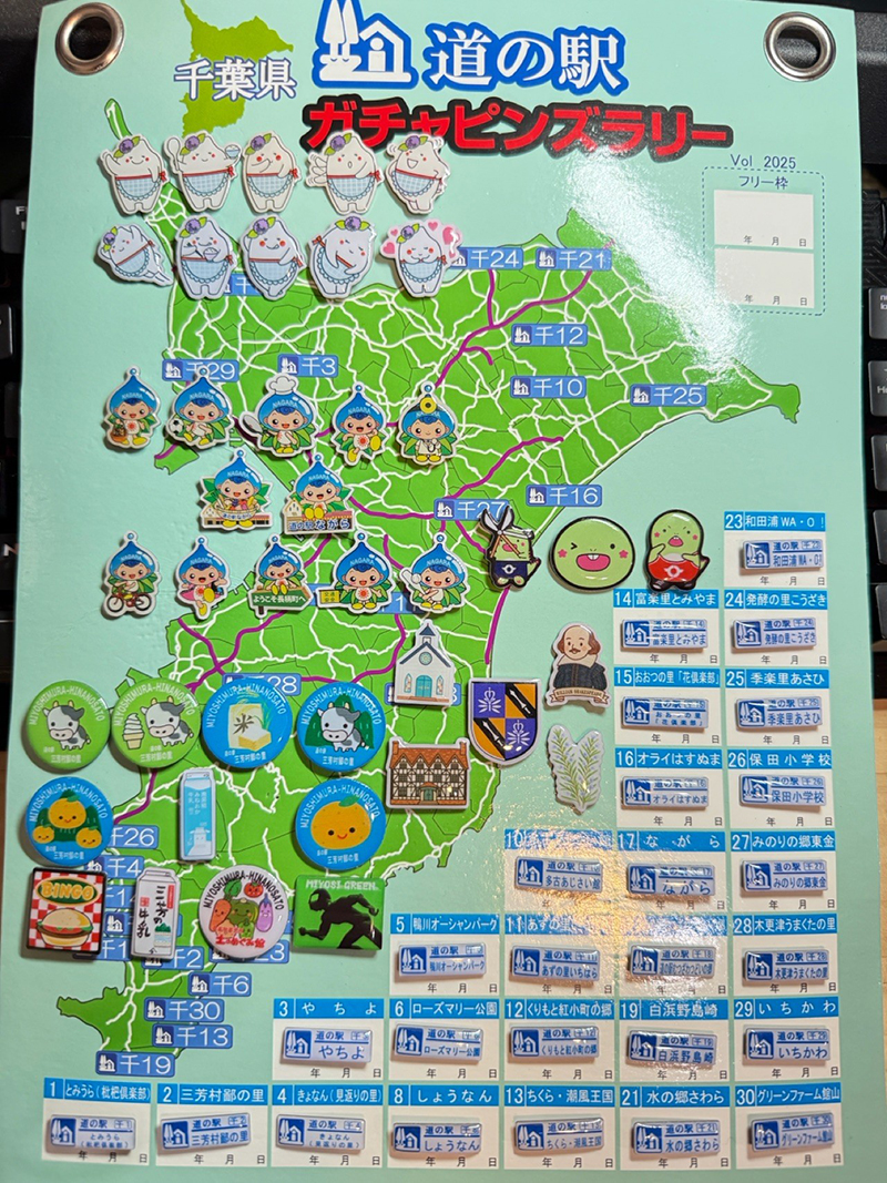 2025年度 千葉版 ガチャピンズラリー達成者