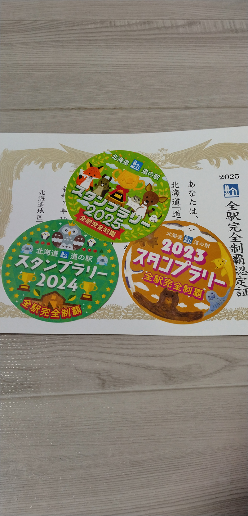 2025年度 北海道版 ガチャピンズラリー達成者