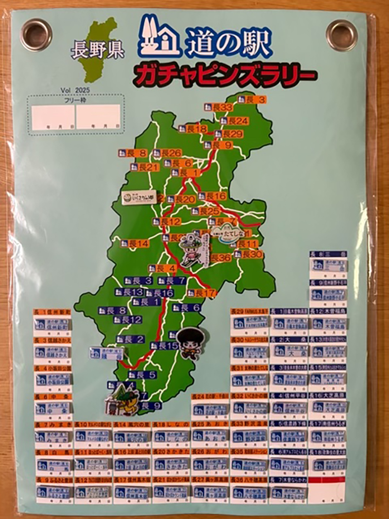 2025年度 長野版 ガチャピンズラリー達成者